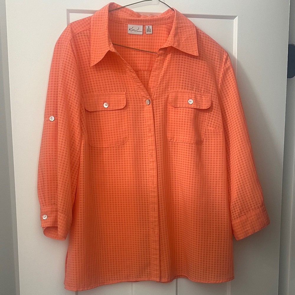 Kim Rogers Orange Blouse